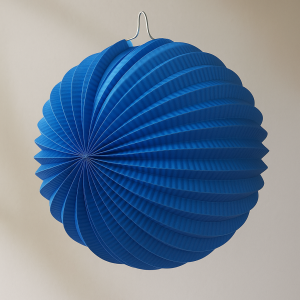 Парти декоративна топка - синя - 20 см.