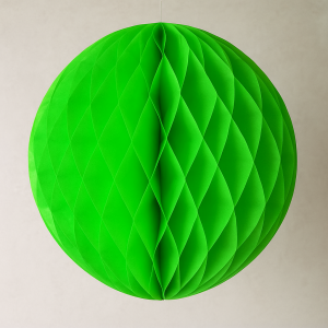 Парти декоративна топка - зелена - 30 см.