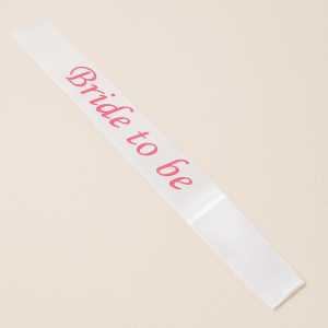 Парти лента - бяла - булка