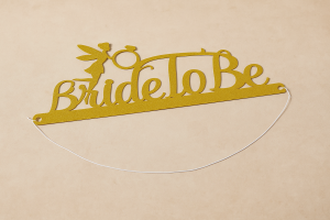 Парти корона - златиста - булка