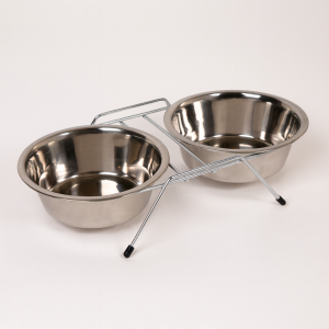 Купички за хранене за куче с поставка