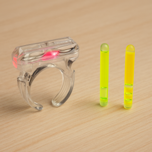 Парти пръстен - светещ + 2 бр. светлини