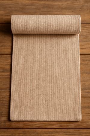 Памучна постелка - екрю