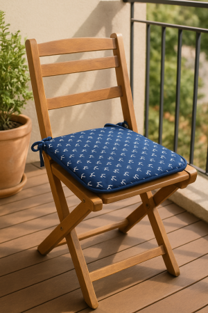 Възглавничка за стол - котви