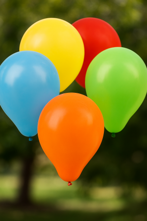 Парти балони - цветни - 23 см. - 10 бр.