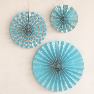 Парти декорации - сини - 3 бр.