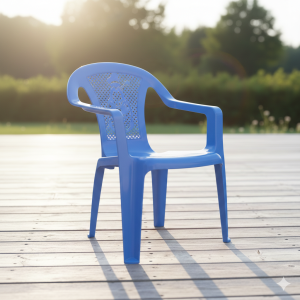 Детско пластмасово столче - Гуфи - синьо