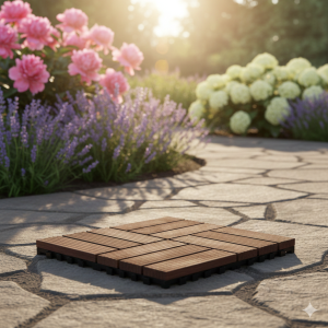 Дървена плочка - 30 х 30 см.