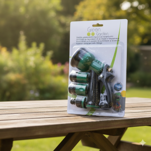 Пистолет за градински маркуч - с 6 функции + накрайници