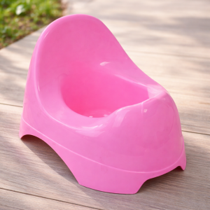 Бебешко гърне - розово - с облегалка