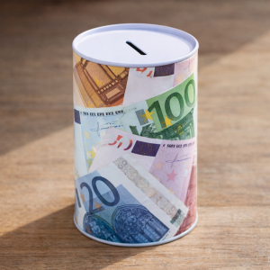 Касичка в Евро - 10 х 15 см.