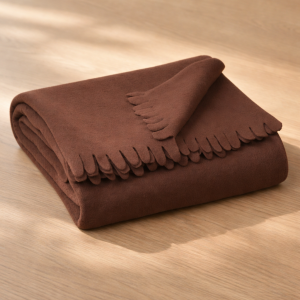 Покривка за диван - тъмно кафява - 130 х 170 см.