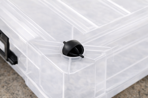 Кутия за съхранение с капак 32 литра - Пластмасова - 59 x 40 x 19 см.