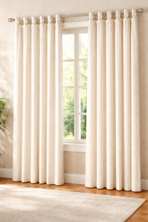 Завеса - екрю с размер 140 х 250 см.