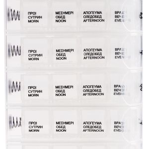 Кутия за хапчета с индекси 