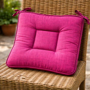 Декоративна възглавница за стол - цикламена - 39 х 39 см.