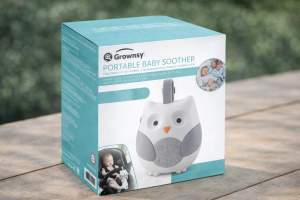 Бял шум за приспиване на бебе - Бухал - 9 x 6 x 11 см.