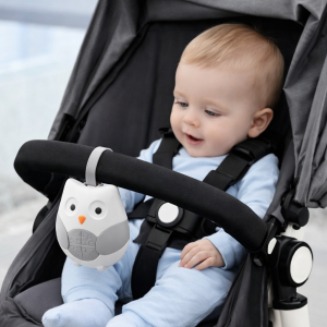 Бял шум за приспиване на бебе - Бухал - 9 x 6 x 11 см.