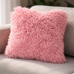 Декоративна възглавница - розова - 25 х 25 см.