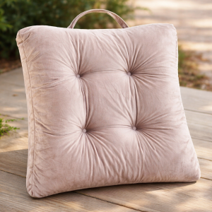 Декоративна възглавница за стол - шампанско - 60 х 60 см.