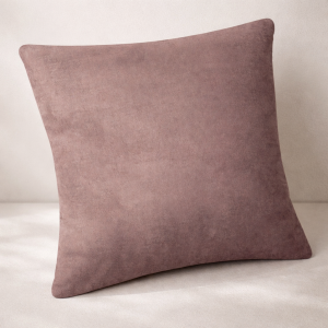 Калъфка за декоративна възглавница - сива - кадифе - 45 х 45 см.