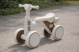 Дървено баланс колело със звък и светлини - 55 × 30 × 45 см.