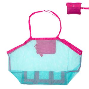 Плажна чанта - сгъваема - синя