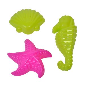 Форми за пясък - морски обитатели - 3 бр.