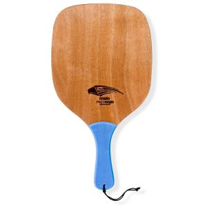 Ракета за плажен тенис - дървена - синя дръжка