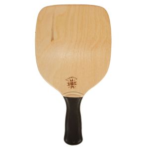 Ракета за плажен тенис - дървена - каучукова дръжка