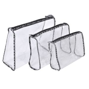 Плажен несесер - прозрачен - 3 бр.