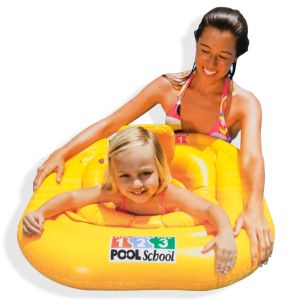 Бебешки пояс - седалка - квадратен - жълт