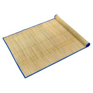 Плажна постелка - рогозка - синя