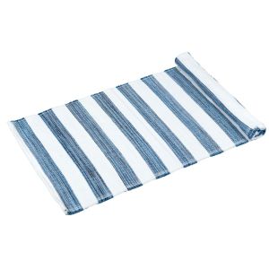 Постелка за сгъваем стол - синьо райе