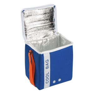 Термо чанта - куб - синя