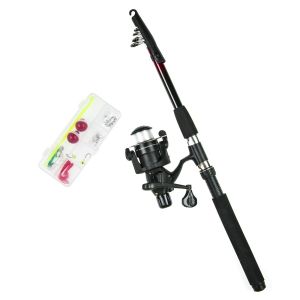 Телескопична въдица + чанта и аксесоари за риболов