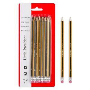 Моливи с гума - 20 бр. - LITTLE PRESIDENT