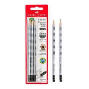 Моливи с гума 2 1/2 HB - 3 бр. - FABER-CASTELL