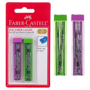 Графити за автоматичен молив 2B 0.5 мм. - 40 бр. FABER-CASTELL