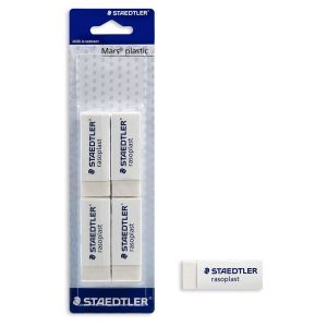 Гума за молив - бяла - STAEDTLER - 4 бр.