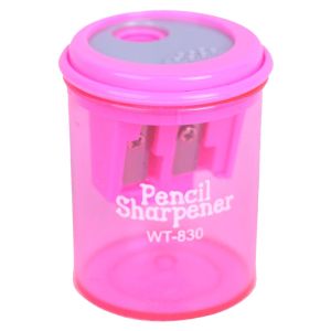 Острилка с контейнер - двойна - розова