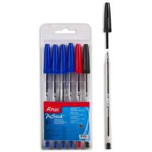 Химикалки - 3 цвята - 6 бр.