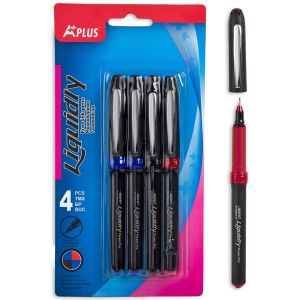 Тънкописци - течно мастило - 3 цвята - 4 бр.