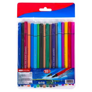 Тънкописци - 18 цвята - 18 бр.
