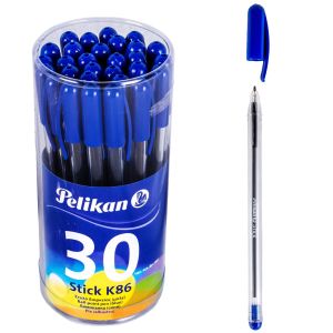 Химикалки - сини - 30 бр. - PELIKAN 
