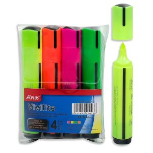 Текст маркер - 4 цвята - 4 бр.