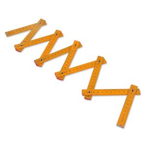 Метър - дървен - сгъваем - 1 м.