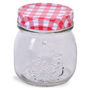 Буркан за сладко - стъклен - 7 х 9 см.