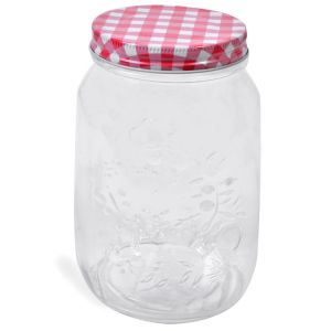 Буркан - стъклен - 8.5 х 17 см.
