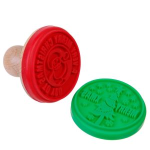 Печат за сладки - силиконов - Коледа - 2 бр.